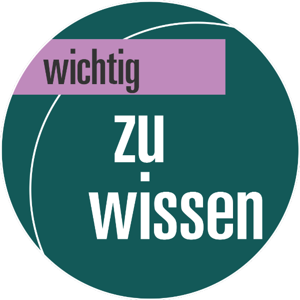 Wichtig zu Wissen