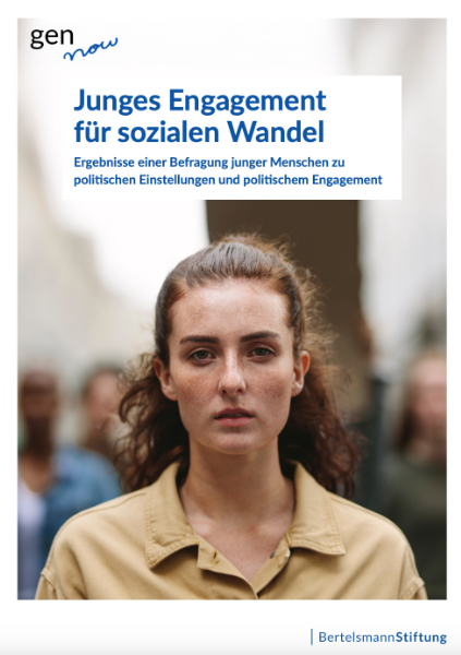 Link zur Studie "Junges Engagement im Ehrenamt" (Cover)