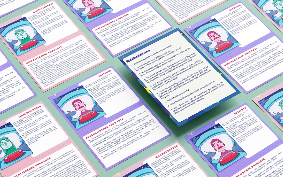 Link zum Spiel Fake-o-Mat (Foto von Spielkarten)