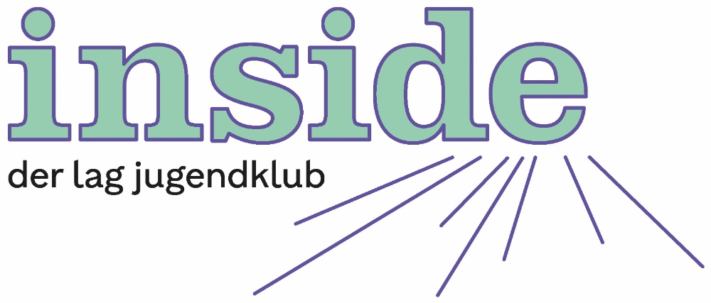 Logo mit der Schrift "inside - der lag jugendklub"