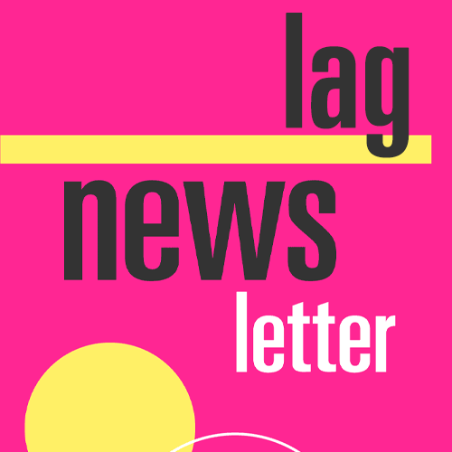 Grafik mit Text: LAG Newsletter