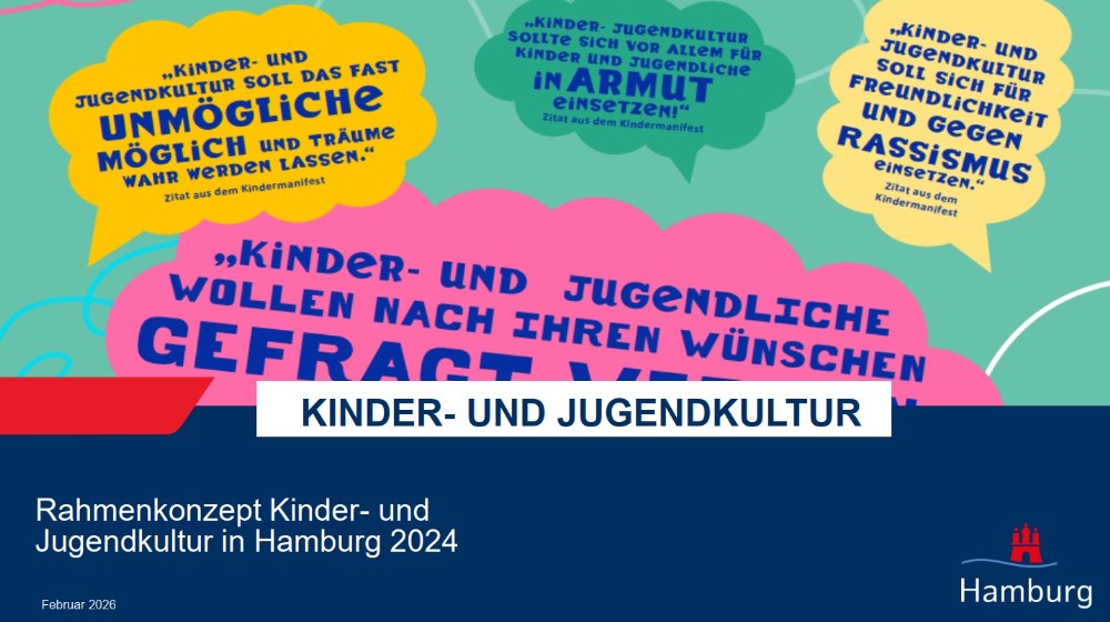 Titelfolie der Präsentation zum Rahmenkonzept