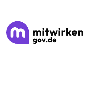Screenshot der Startseite von mitwirken.gov.de